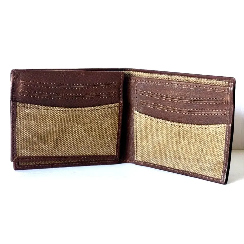 🤠 STS Ranchwear Trailblazer Canvas & Leather Wallet